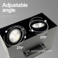 Soltamente Triple Triple Surface Montada LED Downlight